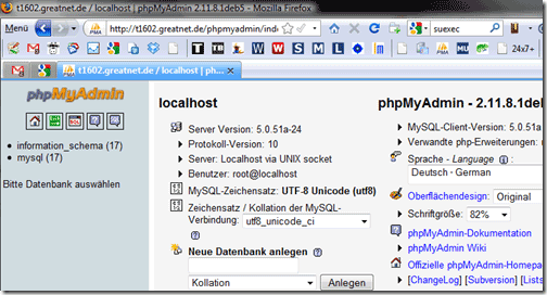 mysql5 php5